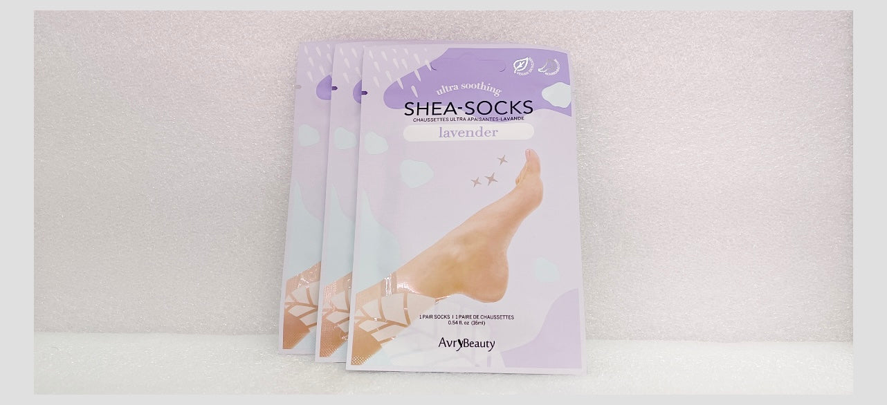 AvryBeauty Shea Sock Lavender 1pack image 0