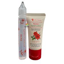 Sylphkiss - Nutritive Cuticle Oil & Hand Lotion Gift Set - Rose image 0