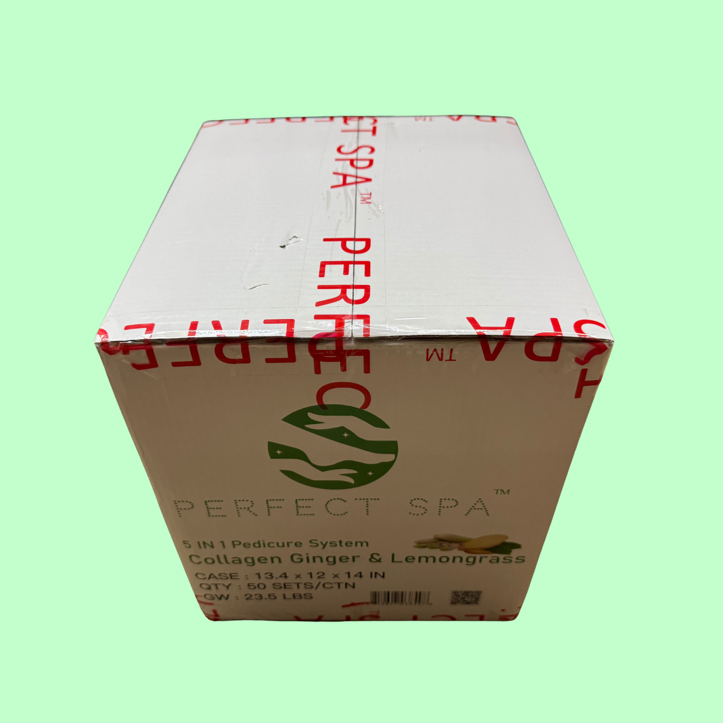 Perfect Spa Collagen Ginger & Lemongrass – 5-in-1 Pedicure Kit (Box of 50) | Refreshing & Detoxifying Collagen Pedicure Buy 5 Get 1 Free