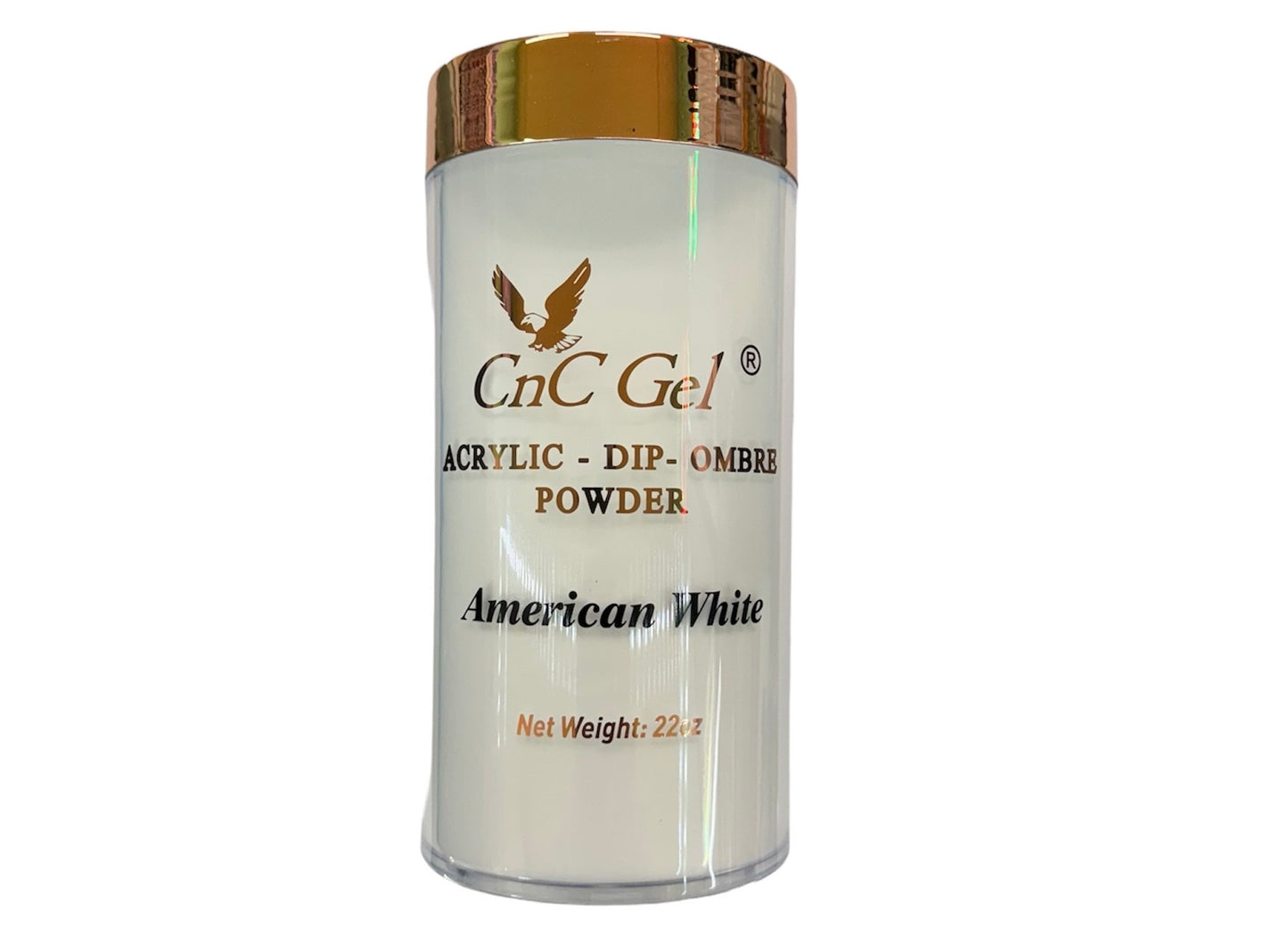 CnC Acrylic Dip Ombre Powder 22oz- American White image 0