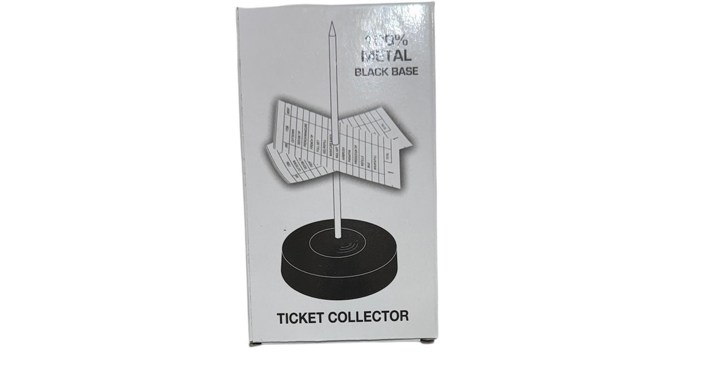 Ticket Collector 100% Metal Black Base image 0