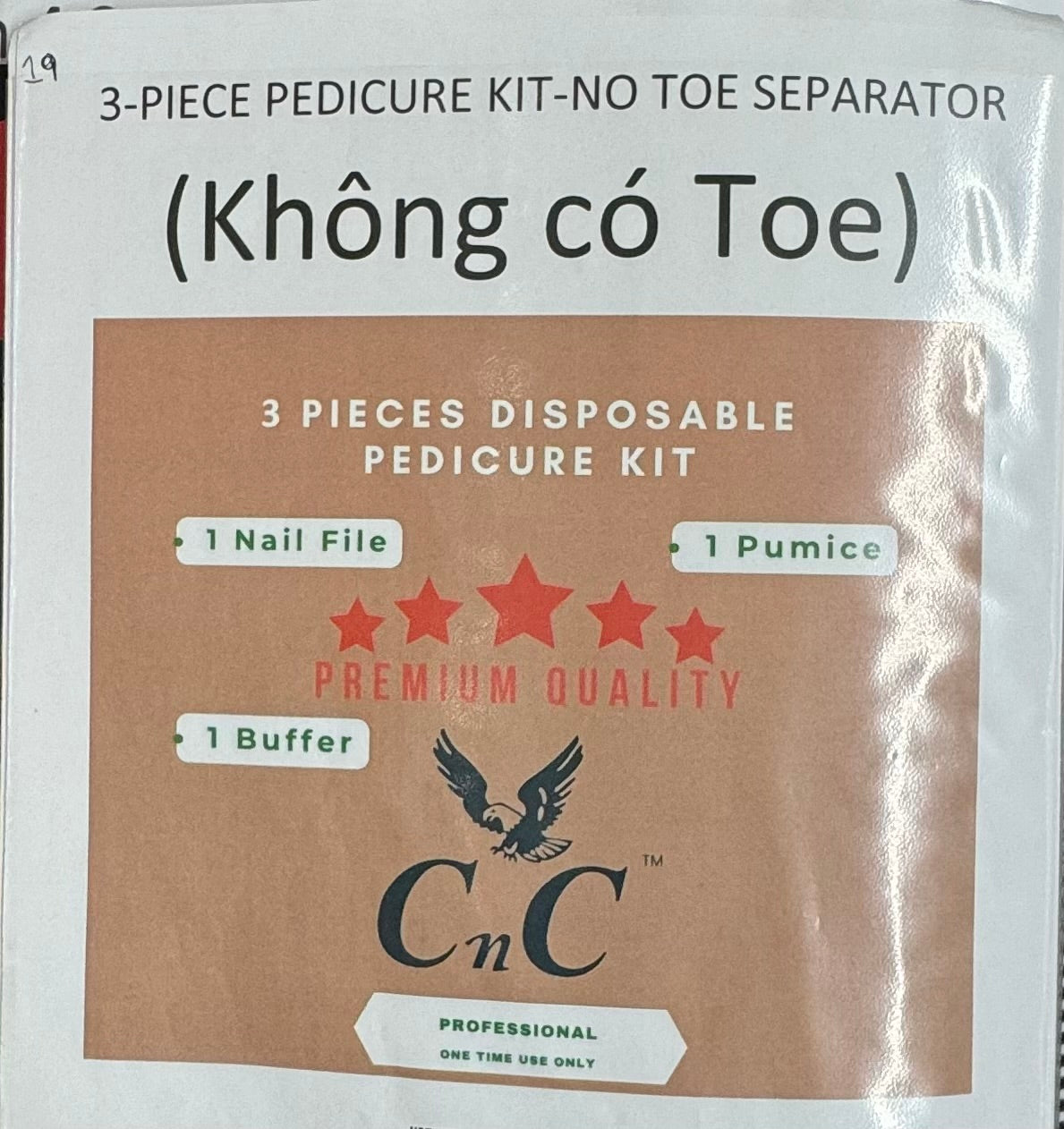 CnC Premium Pedicure Kit Without Toe Separator image 0