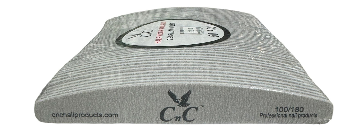 CnC Half Moon Nail File 100/180 image 0