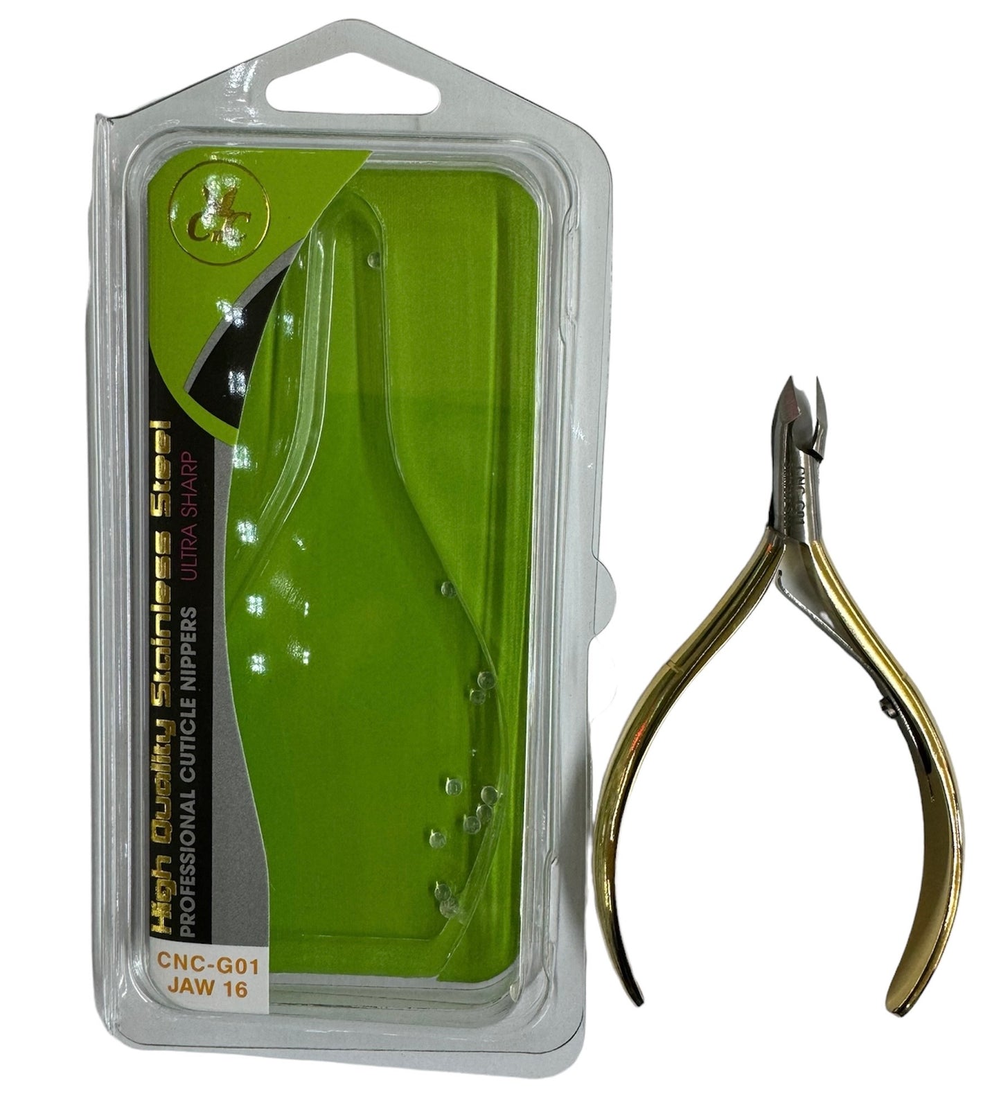 CnC High Quality Stainless Steel Cuticle Nipper G01 Jaw 16 image 0