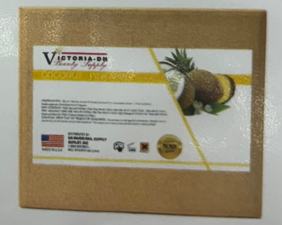 Victoria Coconut Pineapple Lotion 4 Gallon Case image 0