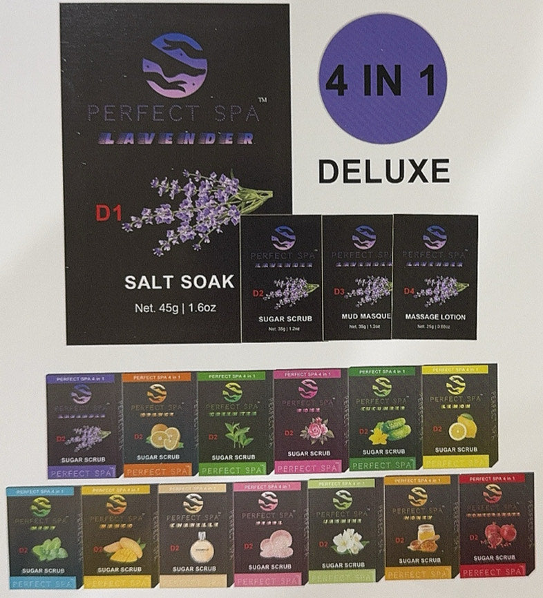 Perfect Spa Deluxe 4in1 Pomegranate case/50packs BUY 10 FREE 2 image 1