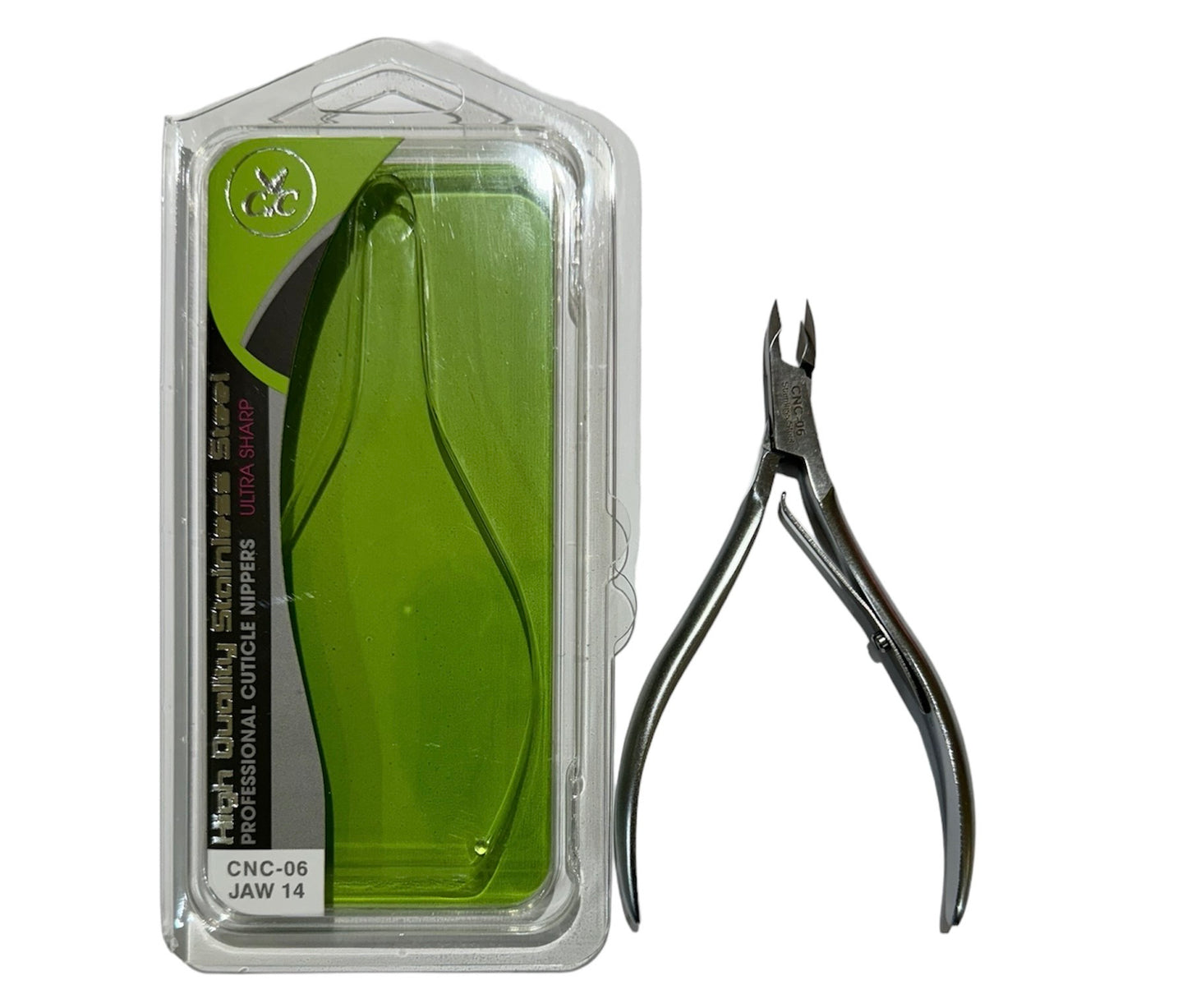 CnC High Quality Stainless Steel Cuticle Nipper 06 Jaw 14 image 0