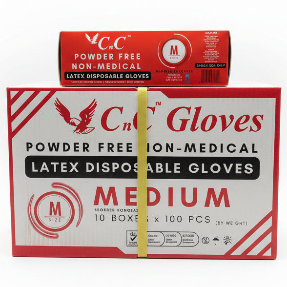 CnC Powder Free Gloves- Medium 1000pcs/box