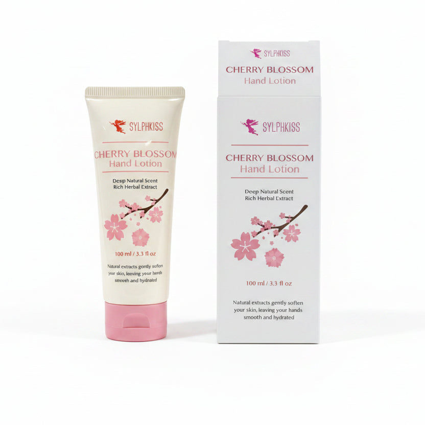 Sylphkiss Hand Lotion 3.3oz - Cherry Blossom