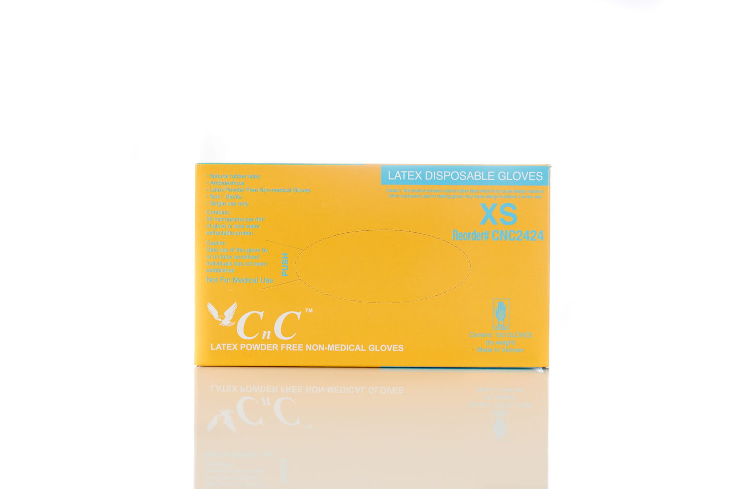 CnC Powder Free Glove- X-Small PK/100pcs image 0