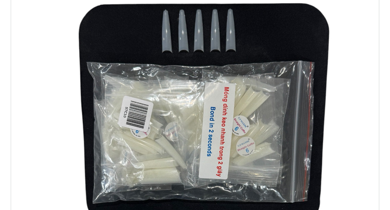 Straight Coffin #6 Tip Bag 10/packs image 0