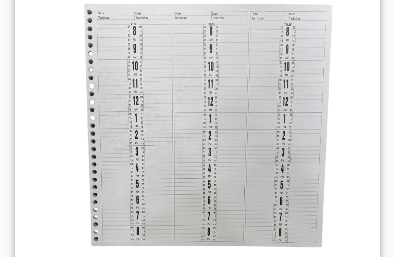 6 Columns Appointment Book Refill image 0