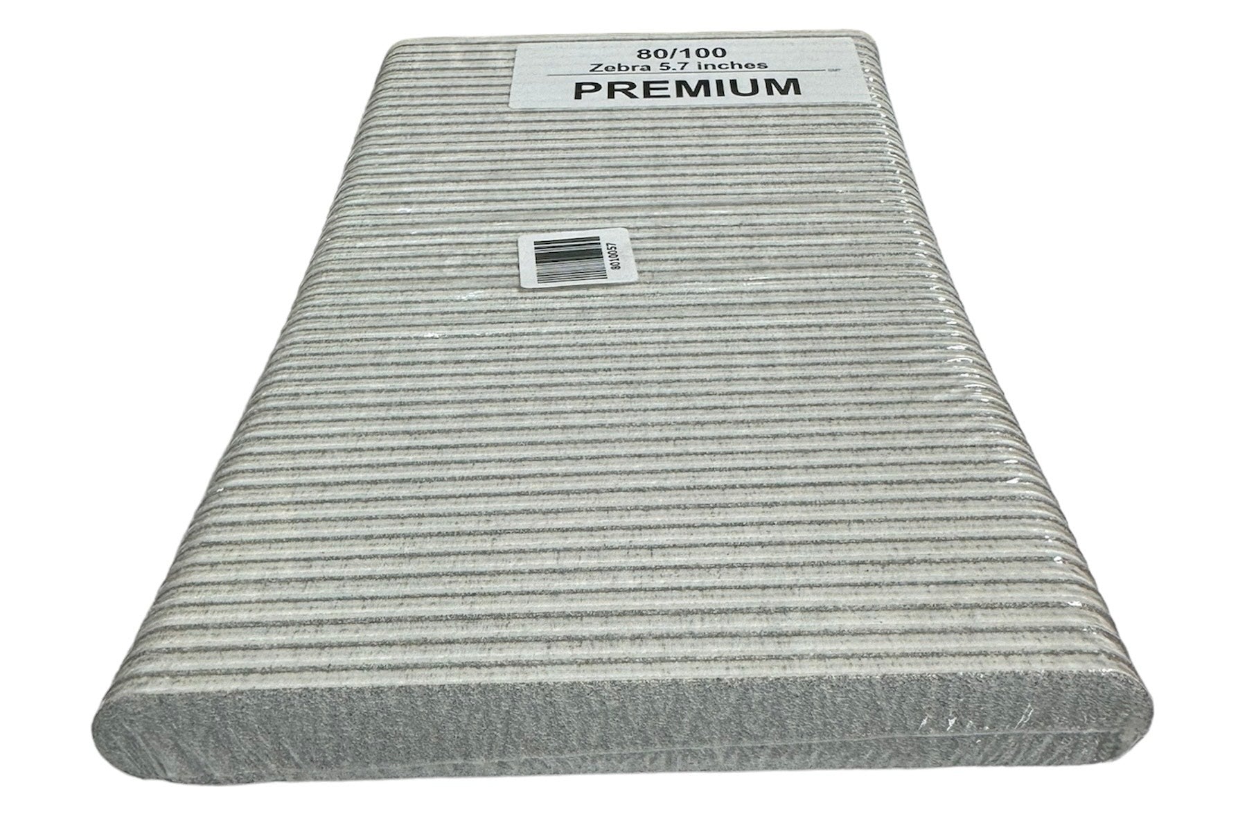 Premium 80/100 Zebra Nail File image 0