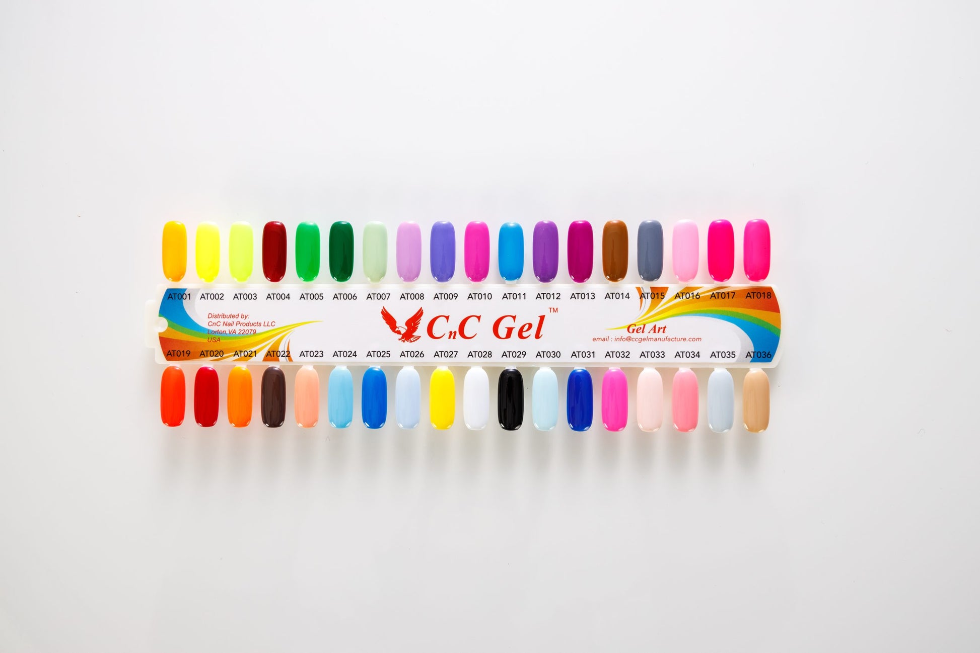 CnC Gel Nail Art Color Chart#000 image 1