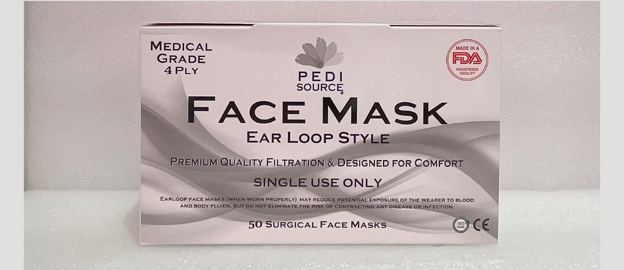 Pedi Source Face Mask 4 Layers Filter 50pcs/pack image 1