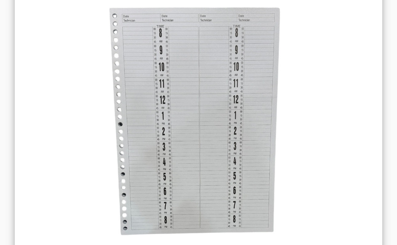 4 Columns Appointment Book Refill image 0