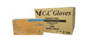 CnC Powder Free Gloves- X-Large 1000pcs/box image 0