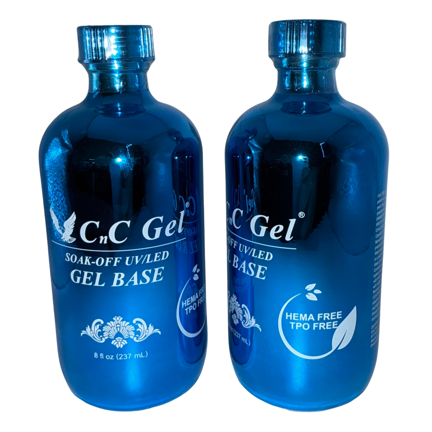 CnC Gel Base Super Sticky - HEMA/TPO-FREE - Soak-Off UV/LED – 8oz + 1 Free 8oz Bottle