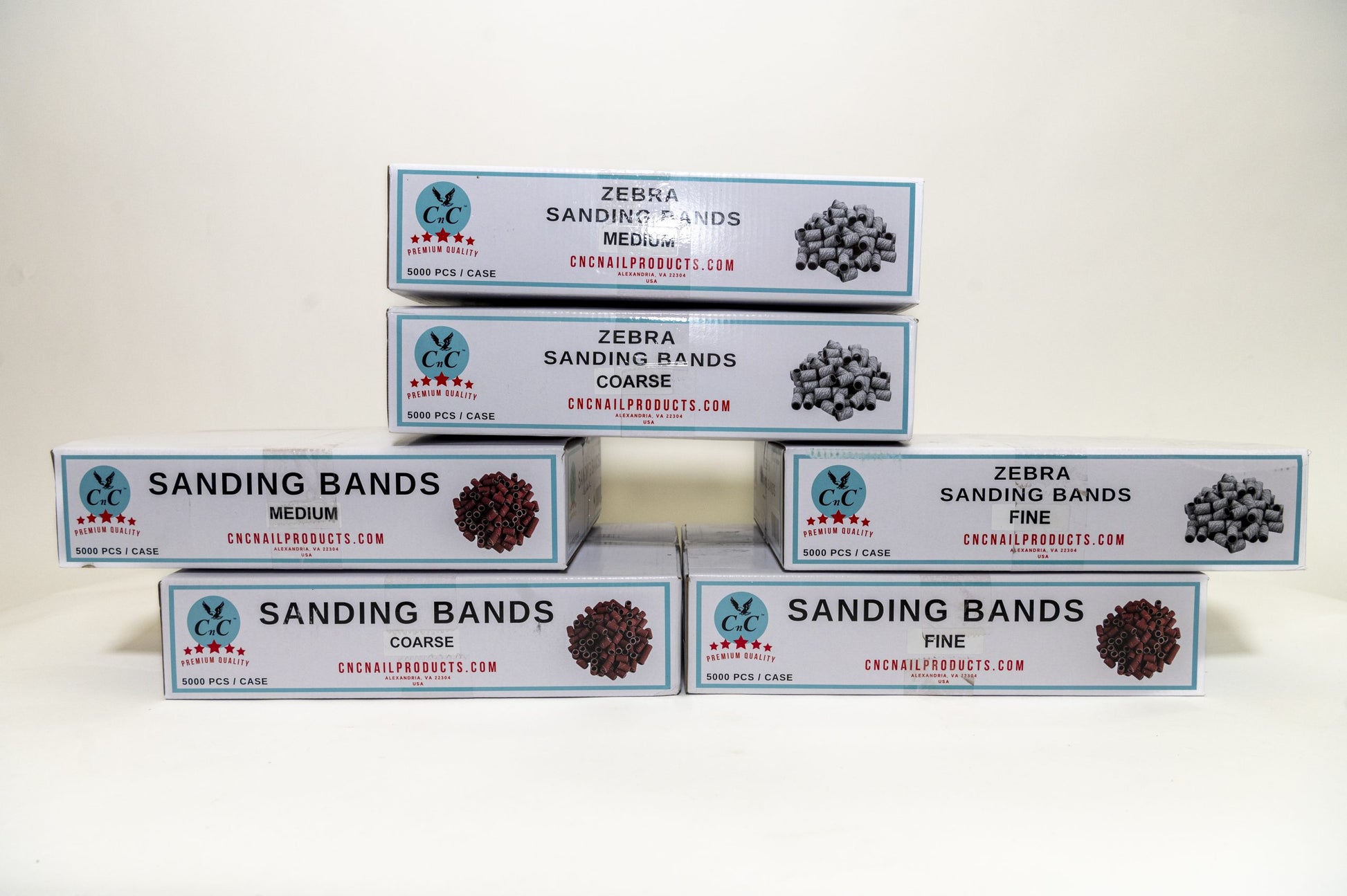 CNC Premium Quality Sanding Bands Medium 5000pcs/case image 1