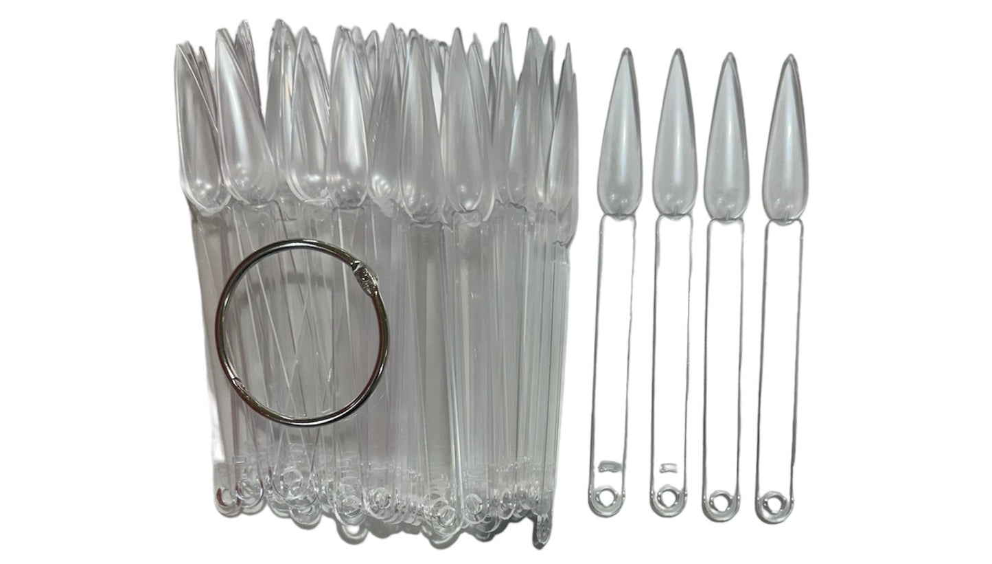 Tip Display Ring 50/pcs Clear image 0