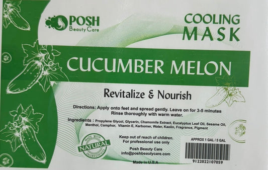 Posh Bucket Cooling Mask- Cucumber Melon image 0