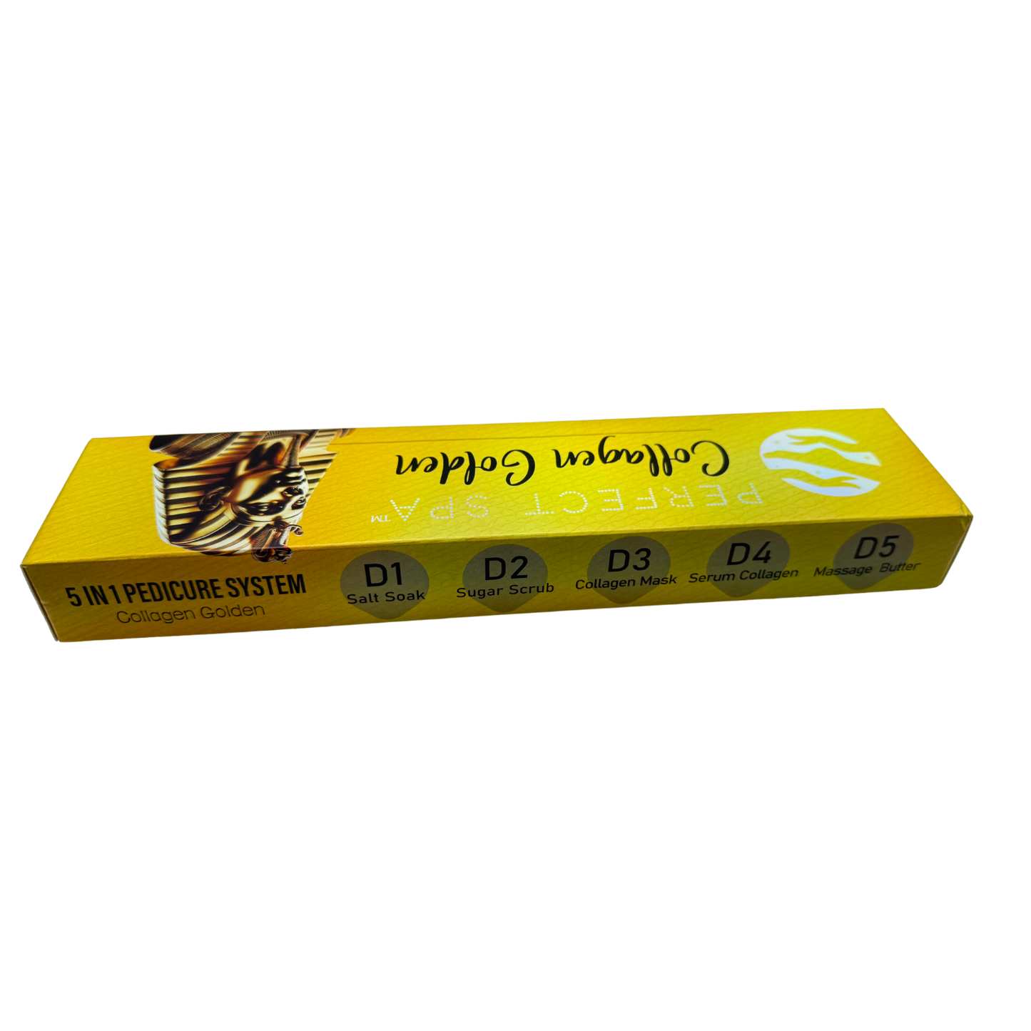 Perfect Spa Collagen Golden – 5-in-1 Pedicure Kit (Box of 50) | Radiance-Boosting Collagen Pedicure Buy 5 Get 1 Free