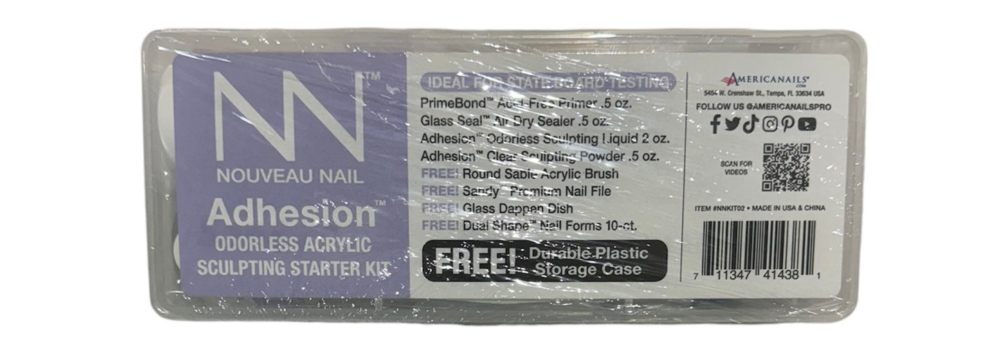 Nouveau Nail Adhesion Odorless Acrylic Sculpting Starter Kit image 1