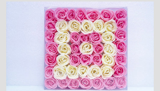 Flower Petals Spa-Pink & White image 0