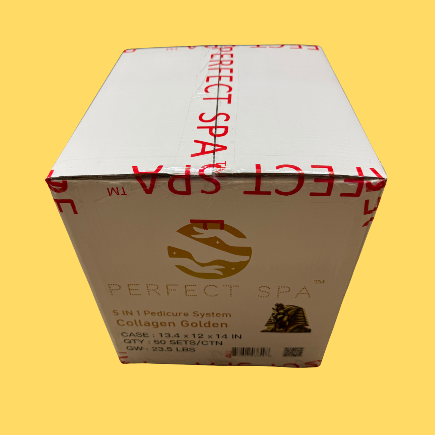 Perfect Spa Collagen Golden – 5-in-1 Pedicure Kit (Box of 50) | Radiance-Boosting Collagen Pedicure Buy 5 Get 1 Free