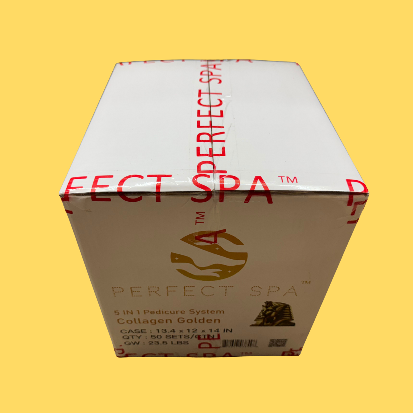 Perfect Spa Collagen Golden – 5-in-1 Pedicure Kit (Box of 50) | Radiance-Boosting Collagen Pedicure Buy 5 Get 1 Free
