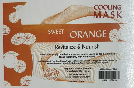 Posh Bucket Cooling Mask- Orange image 0