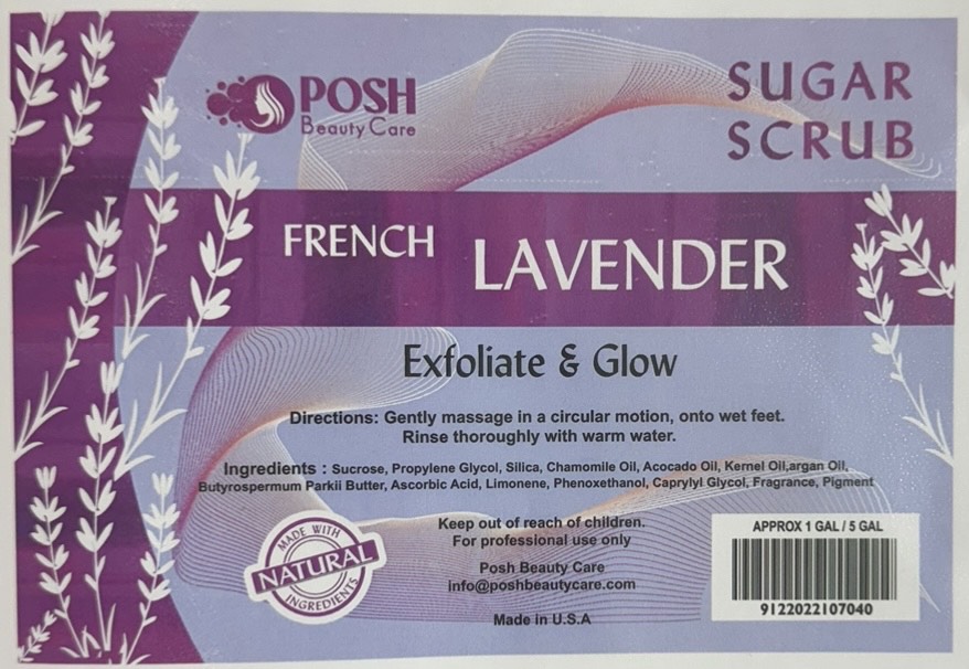 Posh Bucket Sugar Scrub - Lavender image 0