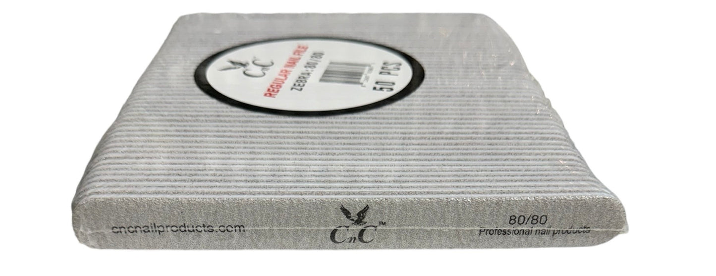CnC Regular Zebra Nail File 80/80 image 0