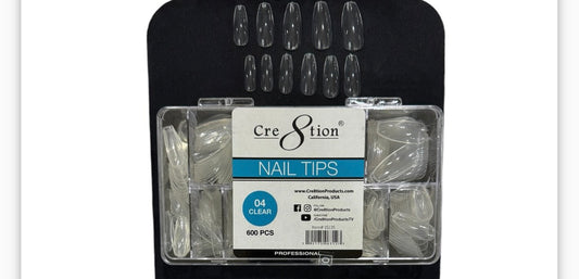 Cre8tion Nail Tip 04 Clear image 0
