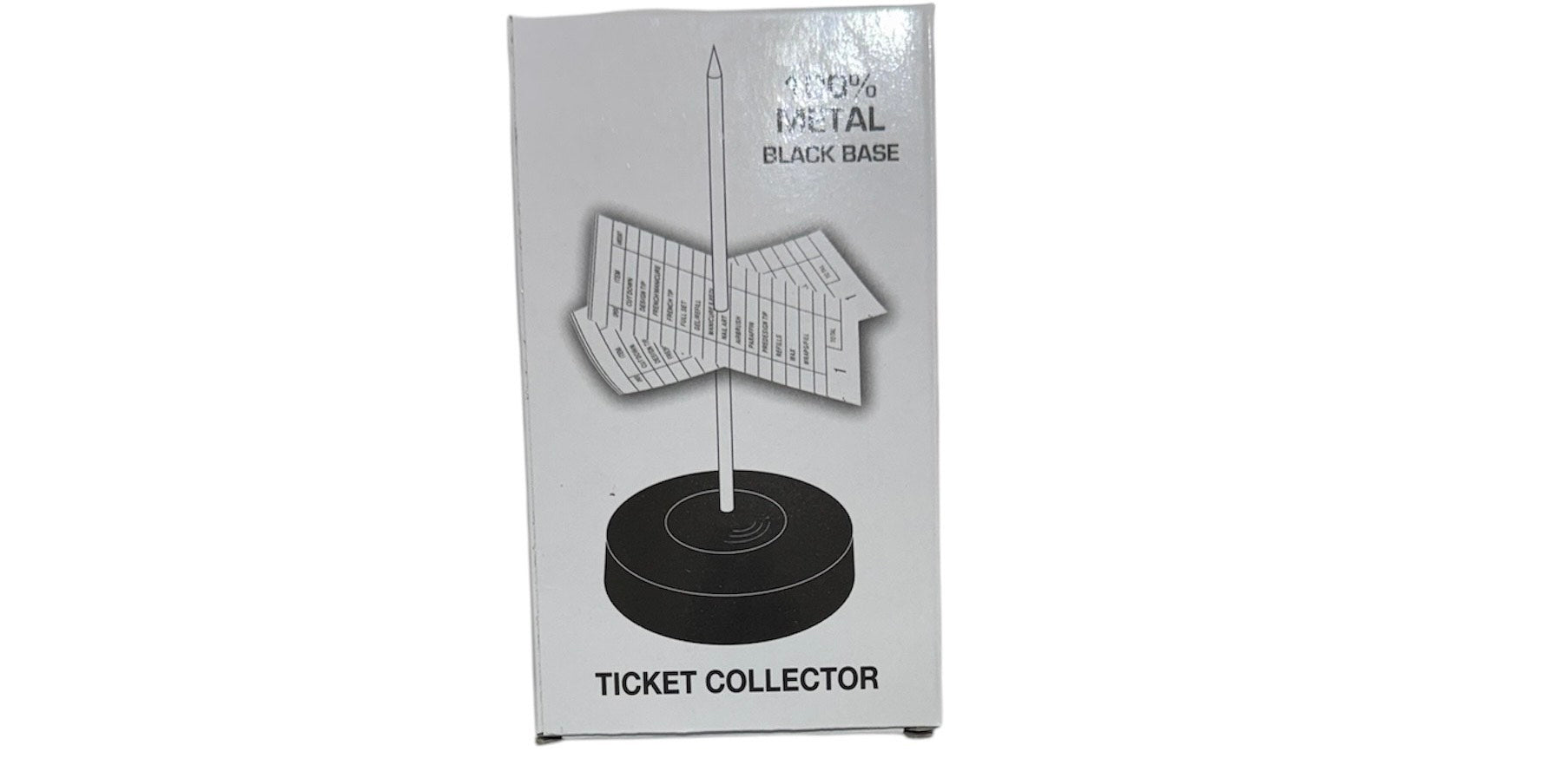 Ticket Collector 100% Metal Black Base image 0