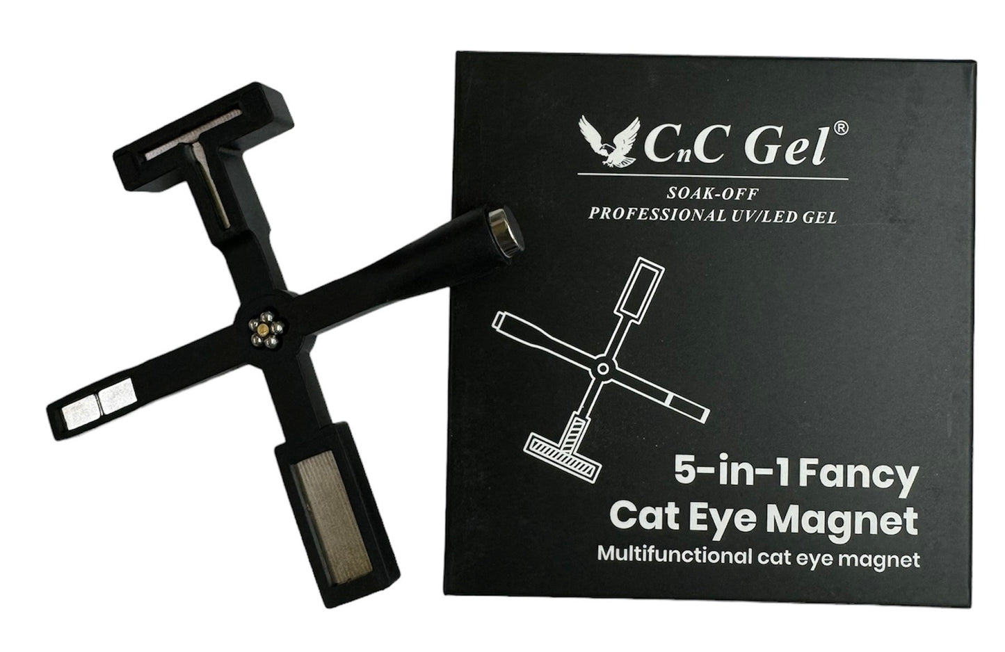 CnC Gel 5in1 Cat Eye Magnet Black image 0
