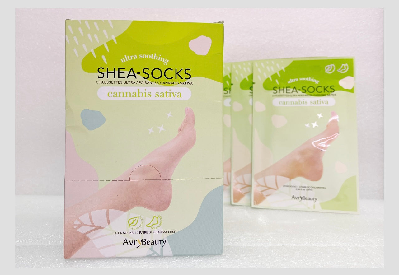 AvryBeauty Shea Socks Cannabis Sativa 25pcs/box image 0