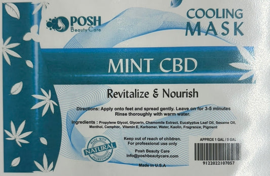 Posh Bucket Cooling Mask- Mint CBD image 0