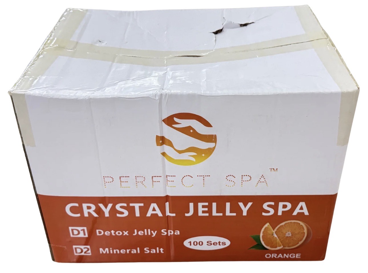 Perfect Spa Crystal Jelly Spa Orange 100pcs/case BUY 10 FREE 2 image 1
