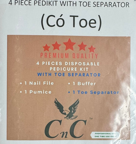 CnC Premium Pedicure Kit with Toe Separator 200/kits image 0