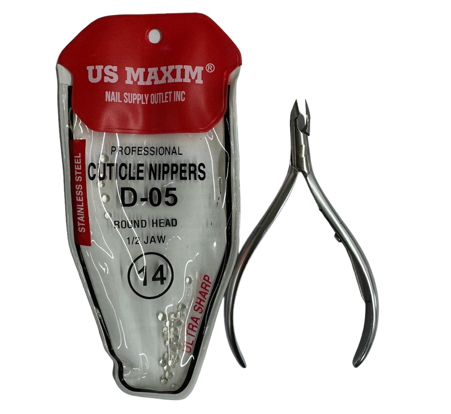 US Maxim Cuticle Nipper D-05 Round Head 14 image 0