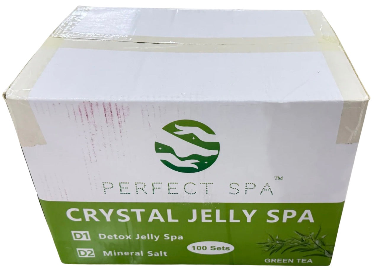 Perfect Spa Crystal Jelly Spa Green Tea 100pcs/case BUY 10 FREE 2 image 1