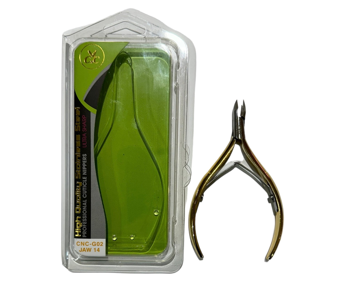CnC High Quality Stainless Steel Cuticle Nipper G02 Jaw 14 image 0