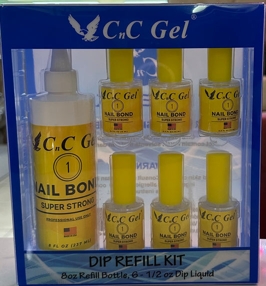 CnC Gel Nail Bond Super Strong Free 6 Bottle 0.5oz image 0