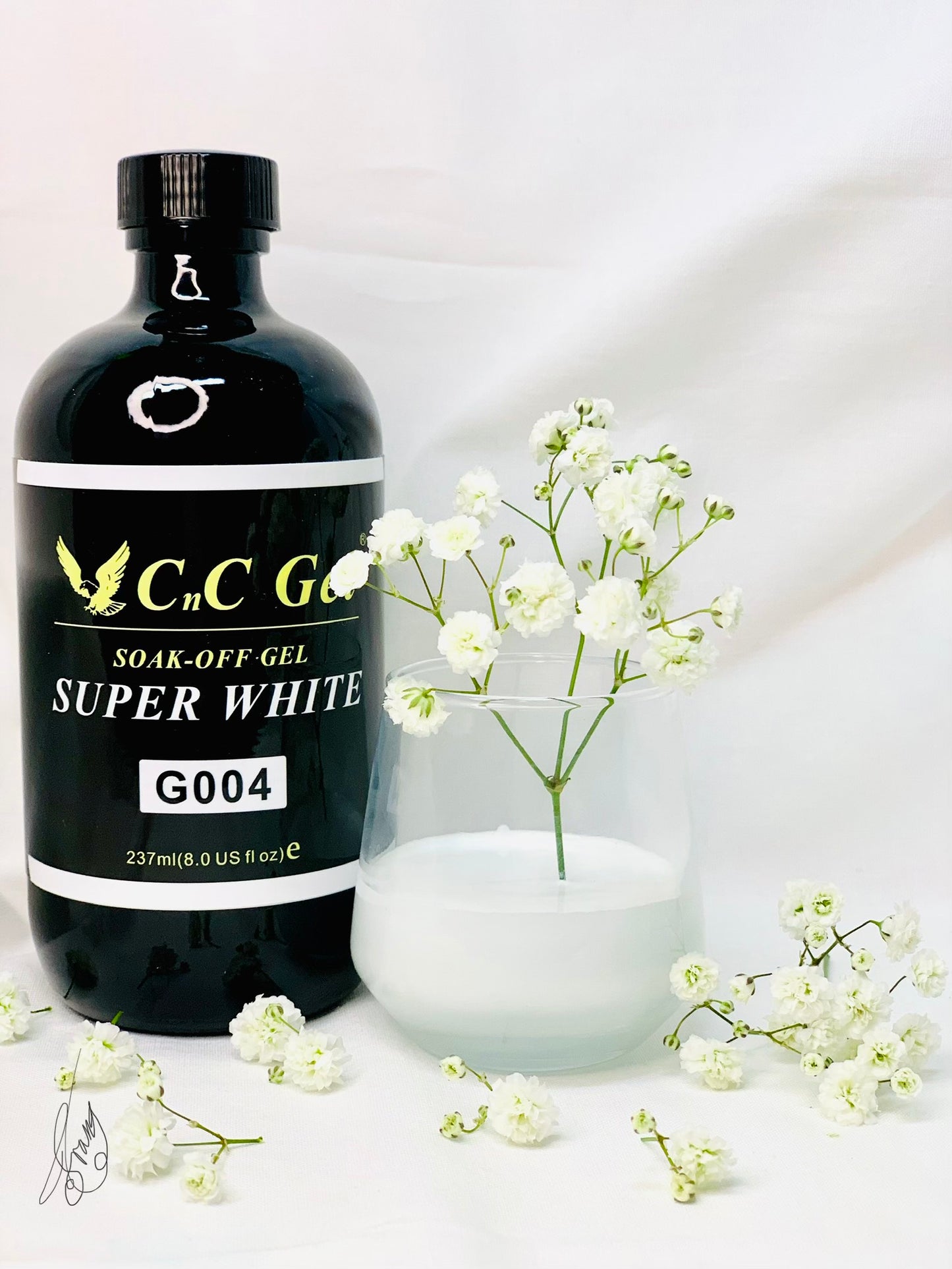 CnC Gel Super White 8oz image 2