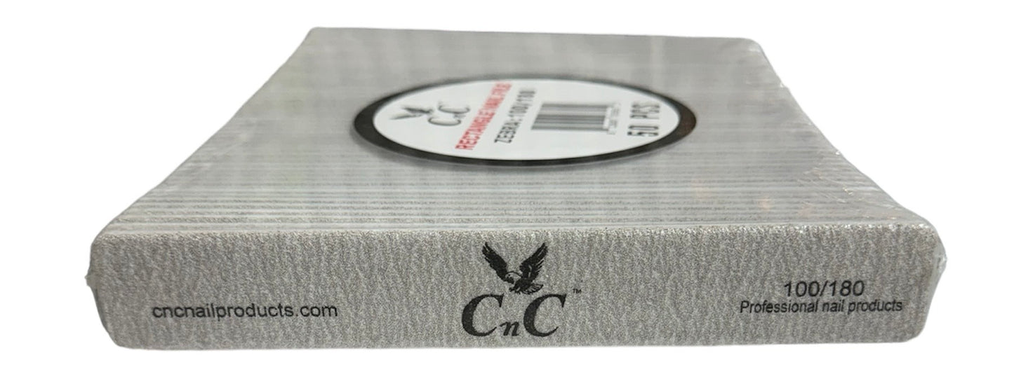 CnC Rectangle Zebra Nail File 100/180 image 0