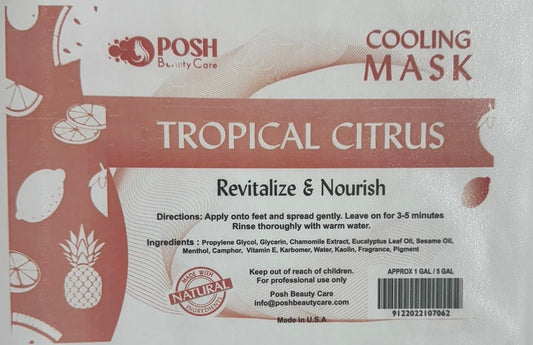 Posh Bucket Cooling Mask- Tropical Citrus image 0
