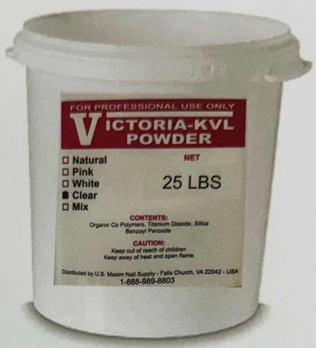 Visual 25 Grams Powder Victoria 25 LBS Powder- Clear – US Maxim