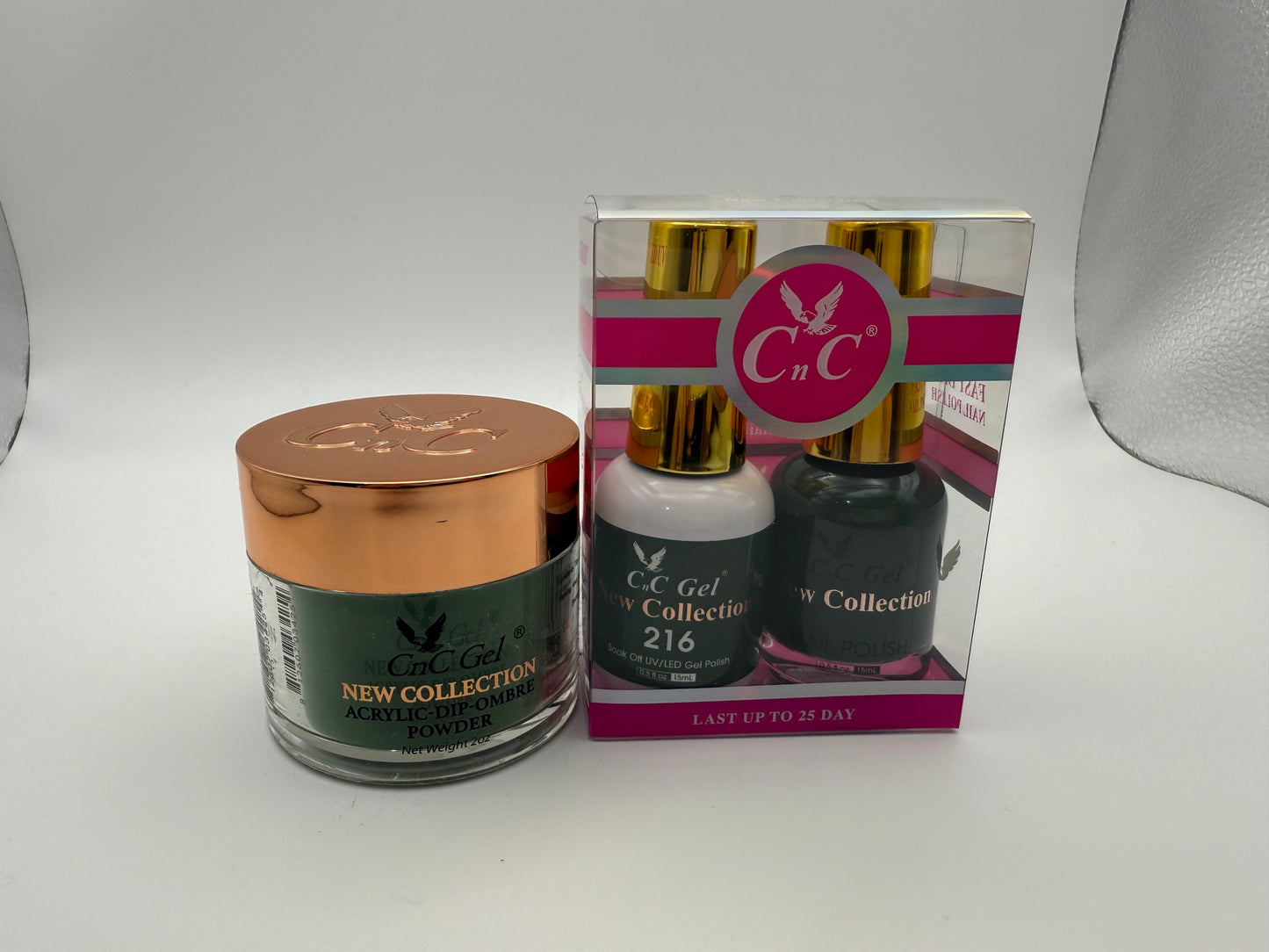 CnC Gel Color-216 New Collection 5-in-1 Gel, Nail Polish, Acrylic, Dip, Ombre