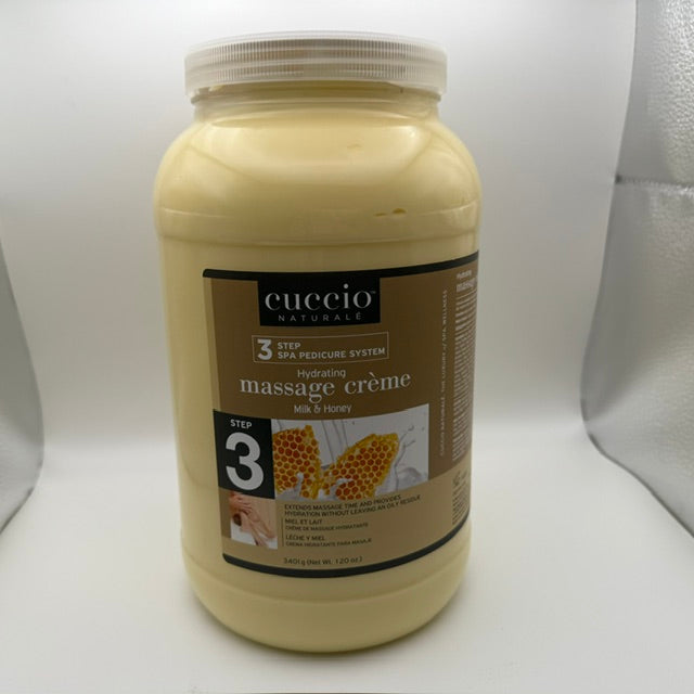 Cuccio Massage Creme Hydrating Milk & Honey 1 Gallon